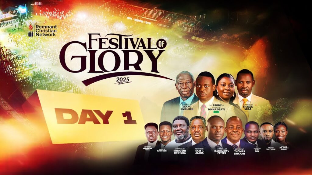 Festival of Glory Day 1 Evening Session – Rev Isaac Omolehin Free PDF Download