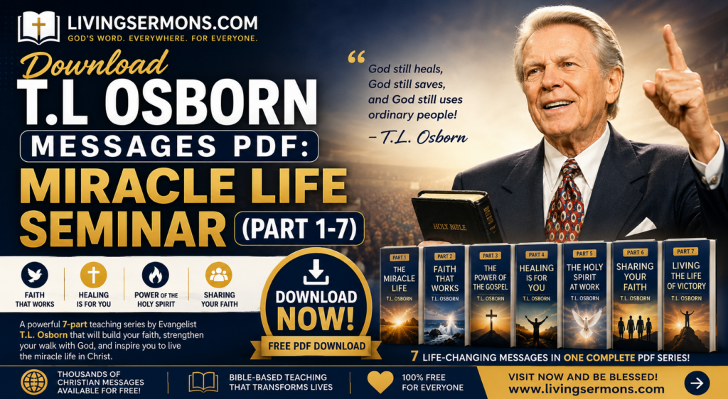 T.L Osborn Messages Books and PDF Teachings