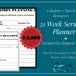 51 Weeks Sermon Planner +