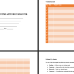Printable sunday school attendance sheet color 2