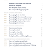 30-Day Prayer Guide Before end of year
