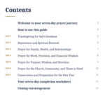 7 Days Prayer Guide | LivingSermons Marketplace